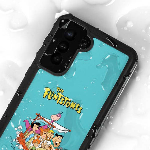 The Flintstones and Rubbles Galaxy S24 Plus Waterproof Case